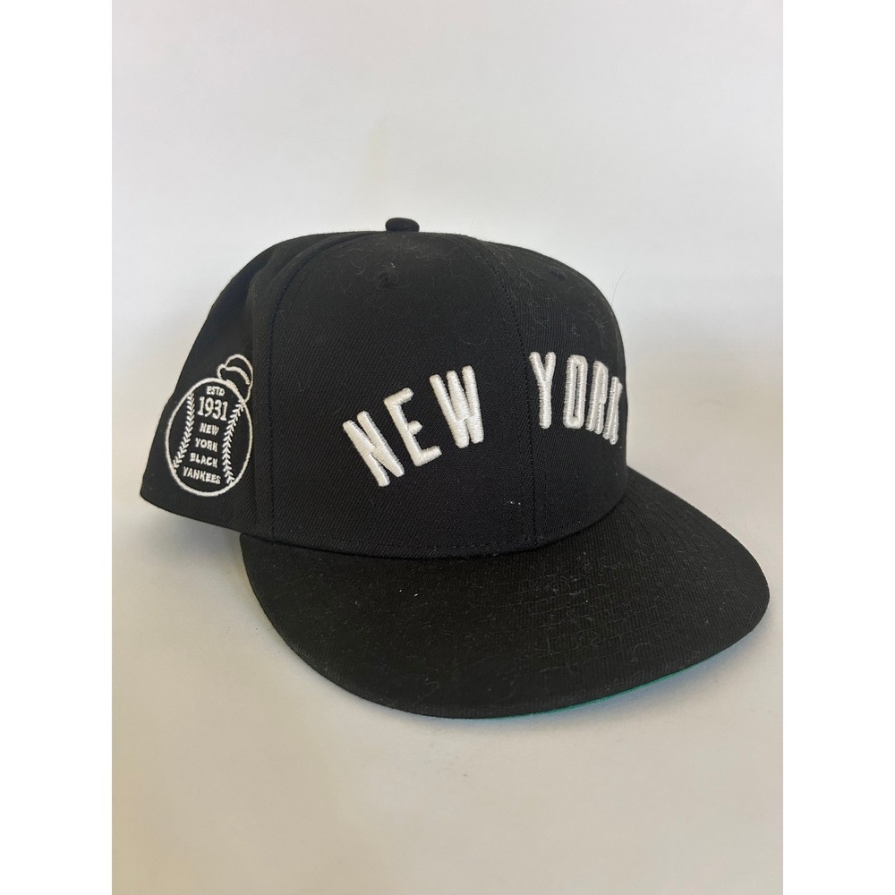 New York Black Yankees 7 1/2 Ebbets Field Flannels Fitted Baseball Cap Hat 1931